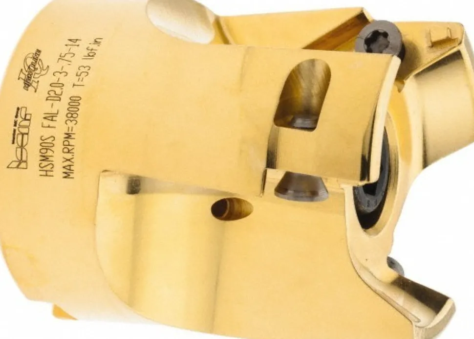 2" Cut Dia, 3/4" Arbor Hole Dia, 0.4" Max Depth, Indexable Square-Shoulder Face Mill