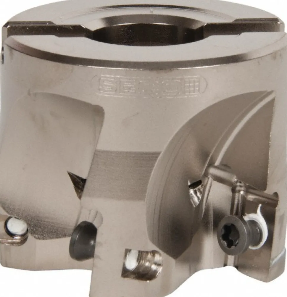 2" Cut Dia, 3/4" Arbor Hole Dia, 0.669" Max Depth, Indexable Square-Shoulder Face Mill
