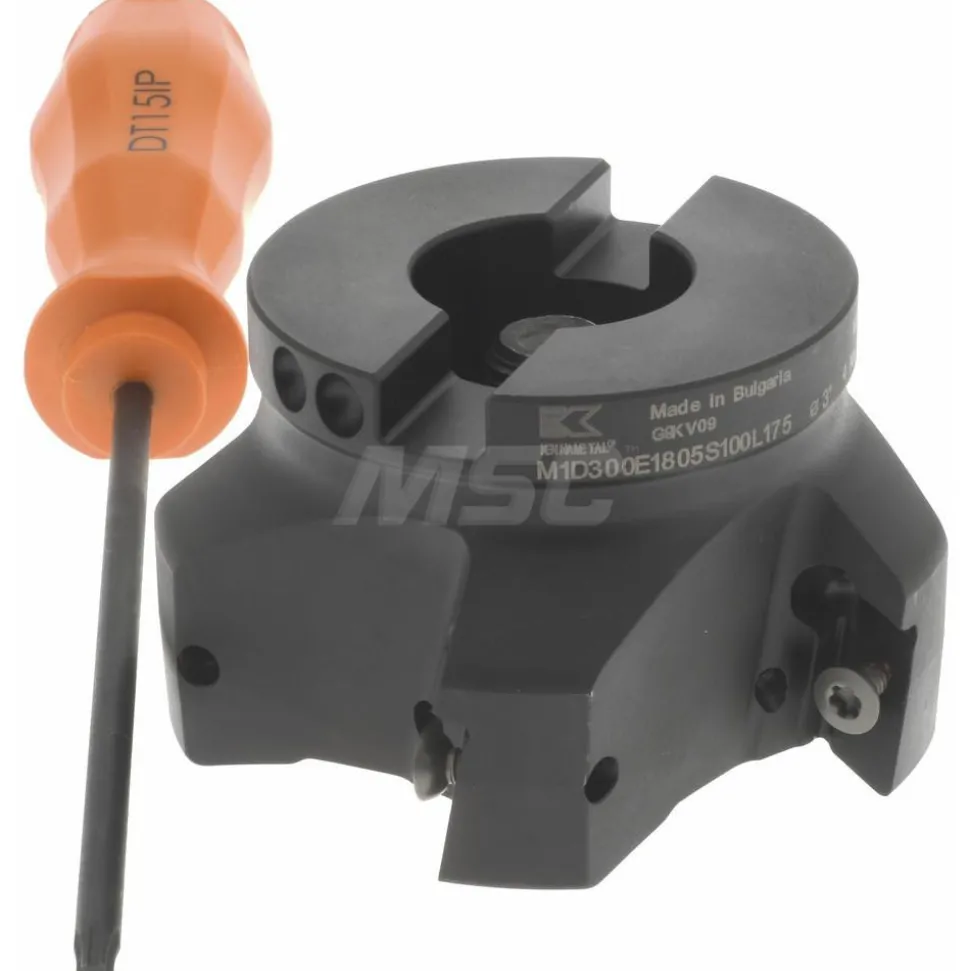 3" Cut Dia, 1" Arbor Hole Dia, 18.03mm Max Depth, Indexable Square-Shoulder Face Mill