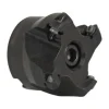 1.97" Cut Dia, 3/4" Arbor Hole, 0.138" Max Depth of Cut, 43° Indexable Chamfer & Angle Face Mill