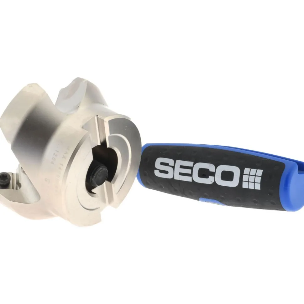 1.97" Cut Dia, 3/4" Arbor Hole, 0.236" Max Depth of Cut, 45° Indexable Chamfer & Angle Face Mill