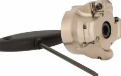1.97" Cut Dia, 3/4" Arbor Hole, 0.118" Max Depth of Cut, 40° Indexable Chamfer & Angle Face Mill