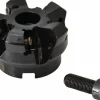 2" Cut Dia, 3/4" Arbor Hole, 4.51mm Max Depth of Cut, 45° Indexable Chamfer & Angle Face Mill