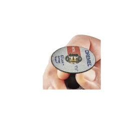 Cutoff Wheel: Type 1 (01/41), 1-1/2" Dia, 0.0450" Thick, EZ Lock" Hole, Aluminum Oxide