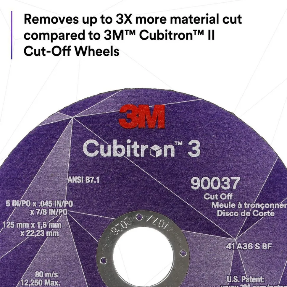 Cutoff Wheel: Type 1, 4-1/2" Dia, 0.0450" Thick, 7/8" Hole, Ceramic