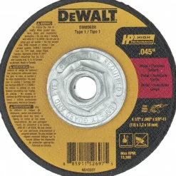 Cutoff Wheel: Type 1 (01/41), 4-1/2