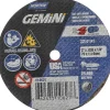 Cutoff Wheel: Type 1 (01/41), 3" Dia, 0.0350" Thick, 1/4" Hole, Aluminum Oxide