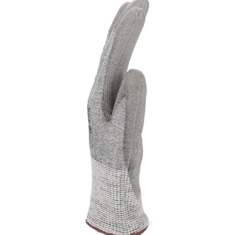 Cut-Resistant Gloves: PRO-SAFE G-Tek PolyKor, Cut A4, 13 ga, Size Large