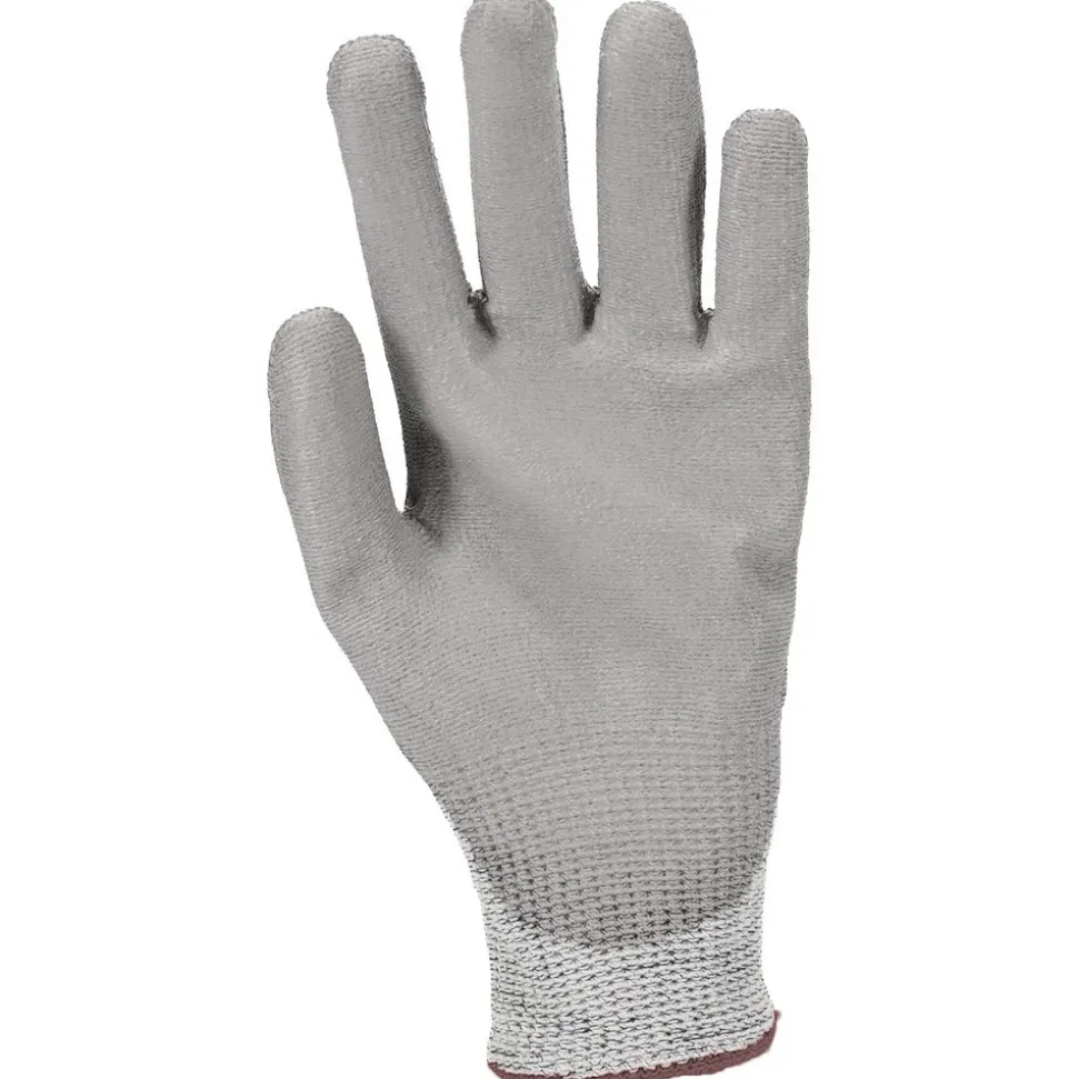 Cut-Resistant Gloves: PRO-SAFE G-Tek PolyKor, Cut A4, 13 ga, Size Large