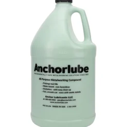 Cutting Fluid: Anchorlube, Water-Based, Water Soluble, 1 gal Bottle