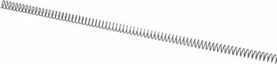 Cut-to-Length Compression Spring: 3/8" OD, 12" Free Length
