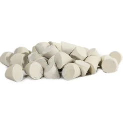 Cylinder Tumbling Media: Ceramic Carrier, 5/8" Long, 5/8" High
