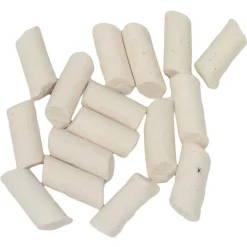 Cylinder Tumbling Media: Ceramic Carrier, 5/16" Long, 3/4" High