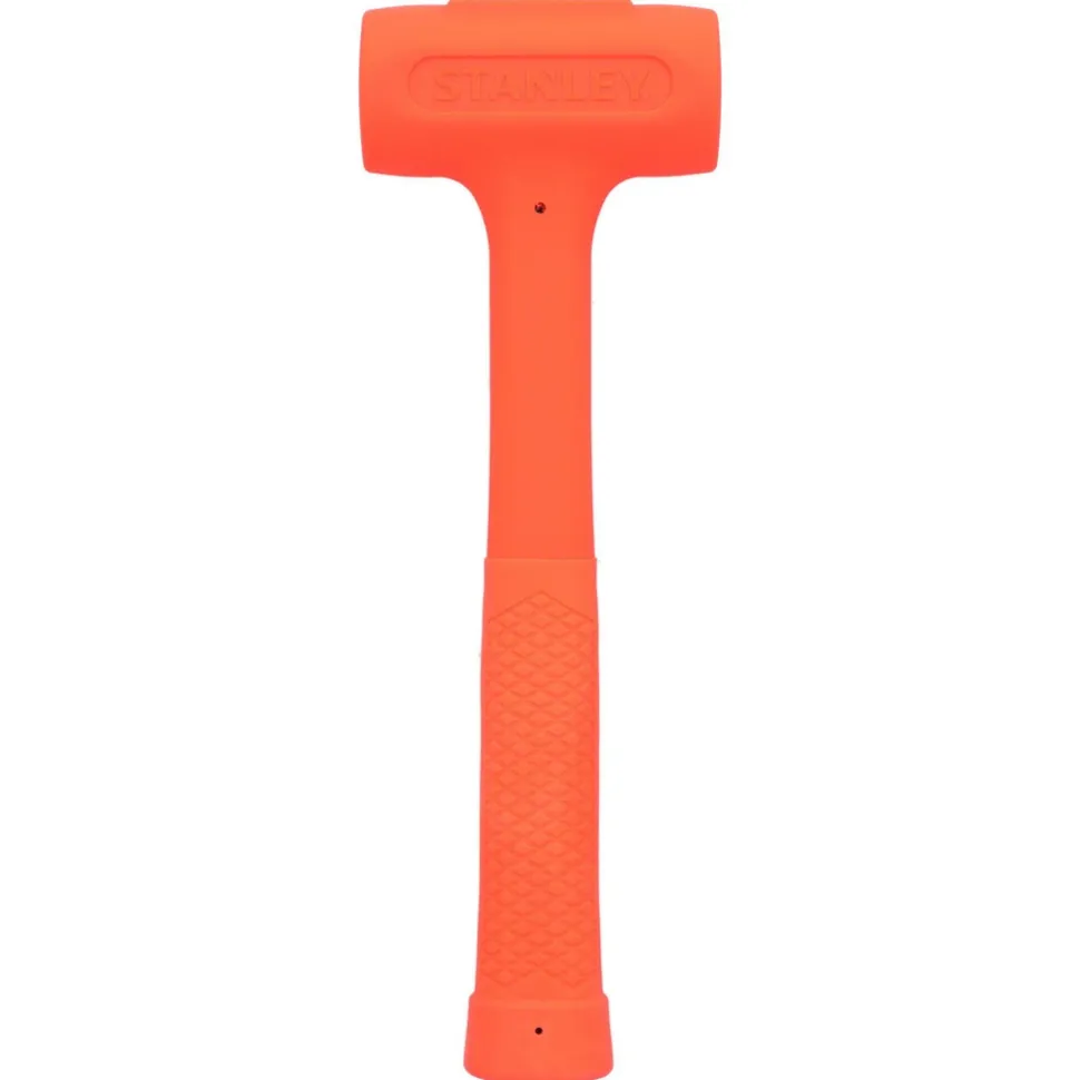 Dead Blow Hammer: 1.125 lb Head, 1-3/4" Face Dia, Urethane Head