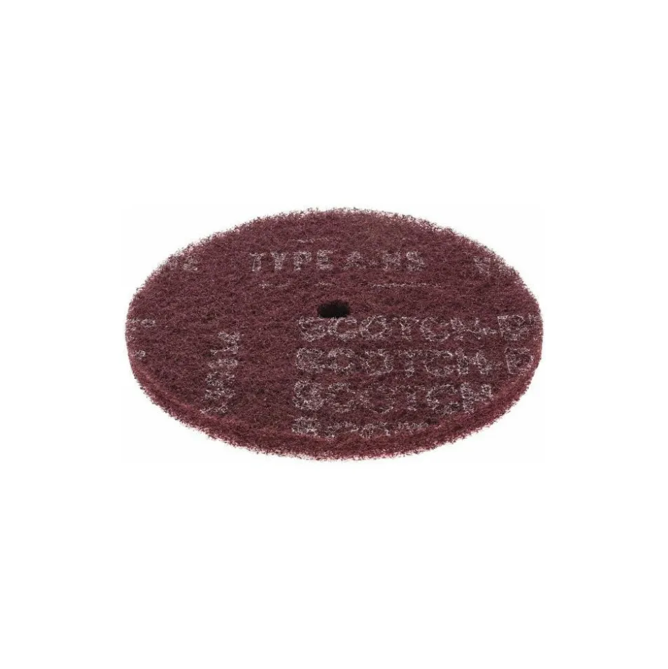 Deburring Disc: 6" Dia, 1/2" Hole, Very Fine Grade, Aluminum Oxide