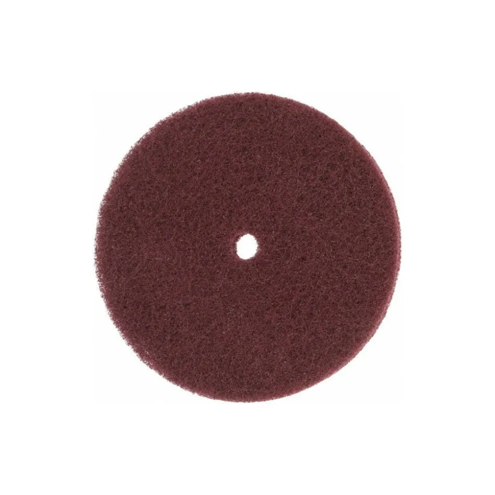 Deburring Disc: 6" Dia, 1/2" Hole, Very Fine Grade, Aluminum Oxide