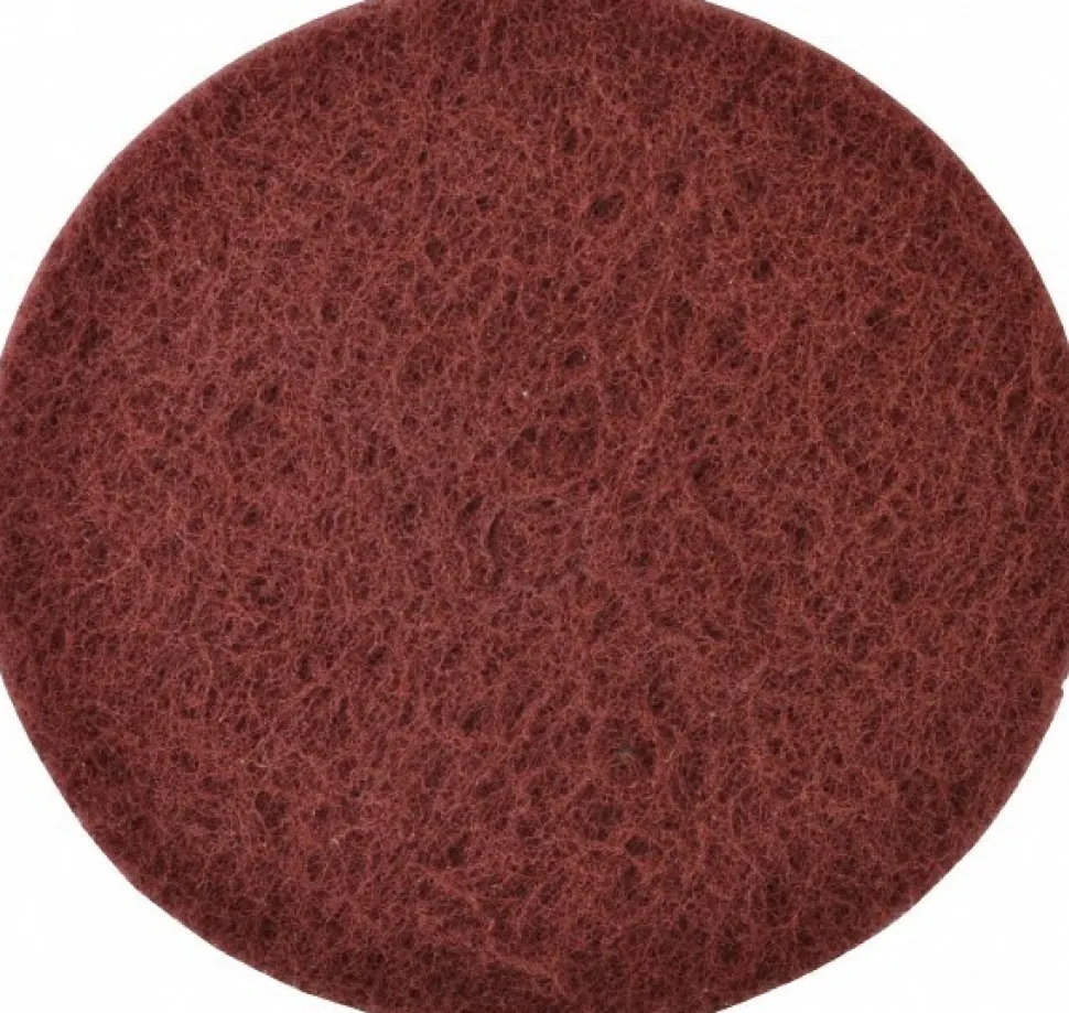 Deburring Disc: 6" Dia, 1/2" Hole, Very Fine Grade, Aluminum Oxide