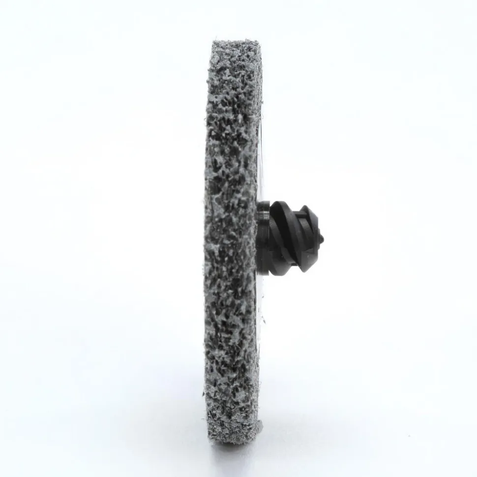Deburring Wheel: 2" Dia, Roloc Type TR, 2 Density, Silicon Carbide
