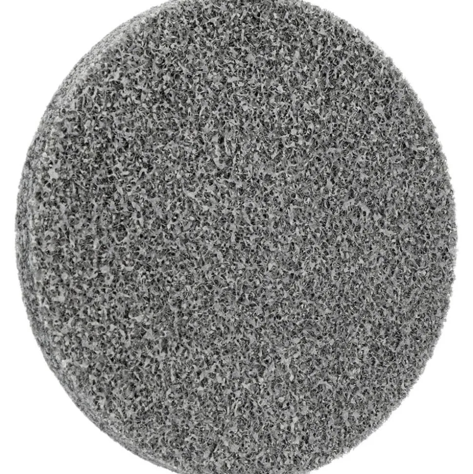 Deburring Wheel: 2" Dia, Roloc Type TR, 2 Density, Aluminum Oxide