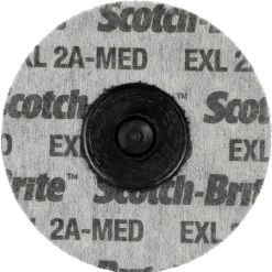 Deburring Wheel: 2" Dia, Roloc Type TR, 2 Density, Aluminum Oxide