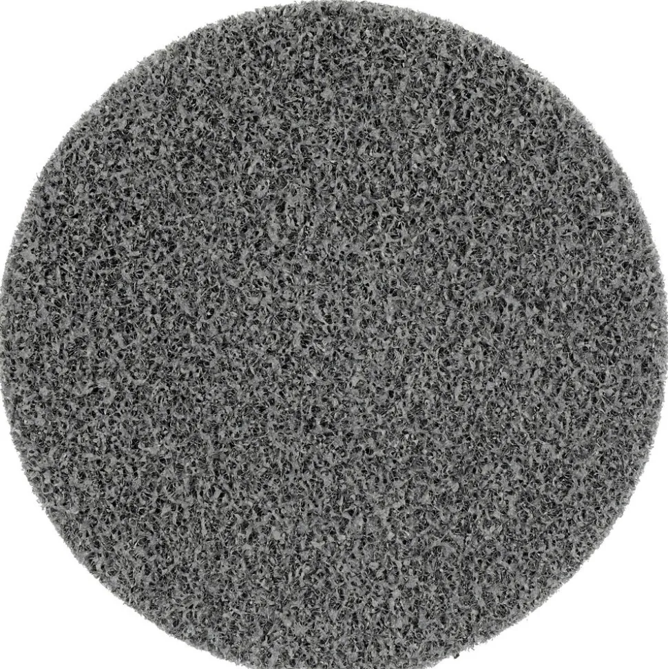 Deburring Wheel: 2" Dia, Roloc Type TR, 2 Density, Aluminum Oxide