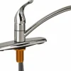 Deck Plate Mount, Kitchen Faucet without Spray