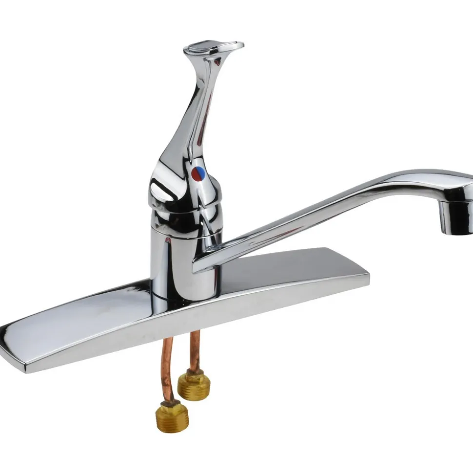 Deck Plate Mount, Kitchen Faucet without Spray