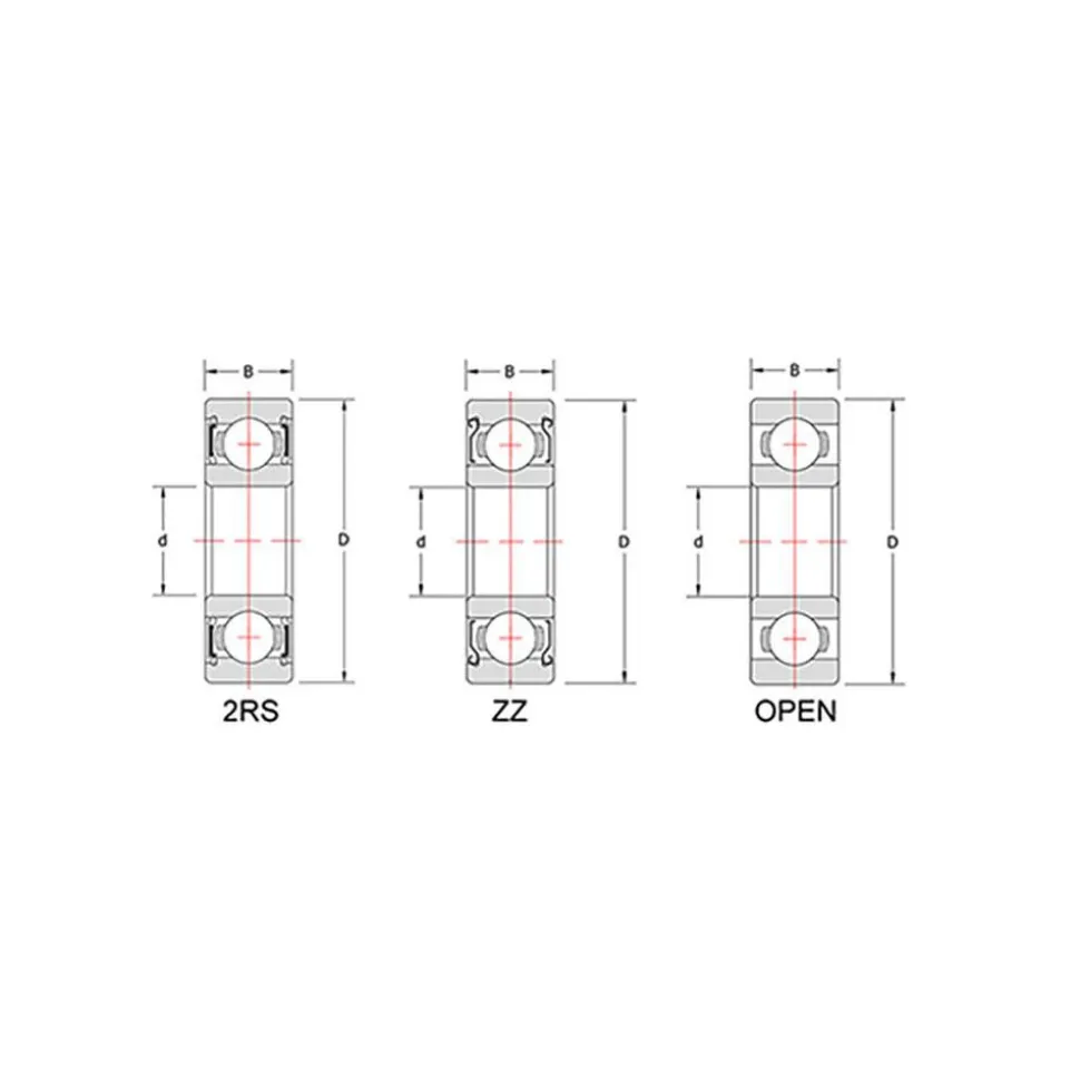 Deep Groove Ball Bearing: Double Seal