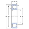 Deep Groove Ball Bearing: 30 mm OD, Double Shield