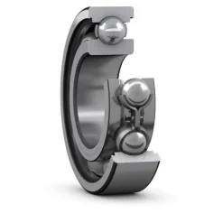Deep Groove Ball Bearing: 47 mm OD, Double Seal