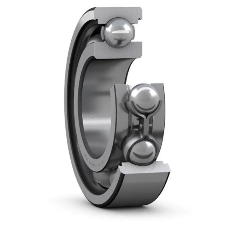 Deep Groove Ball Bearing: 62 mm OD, Double Seal