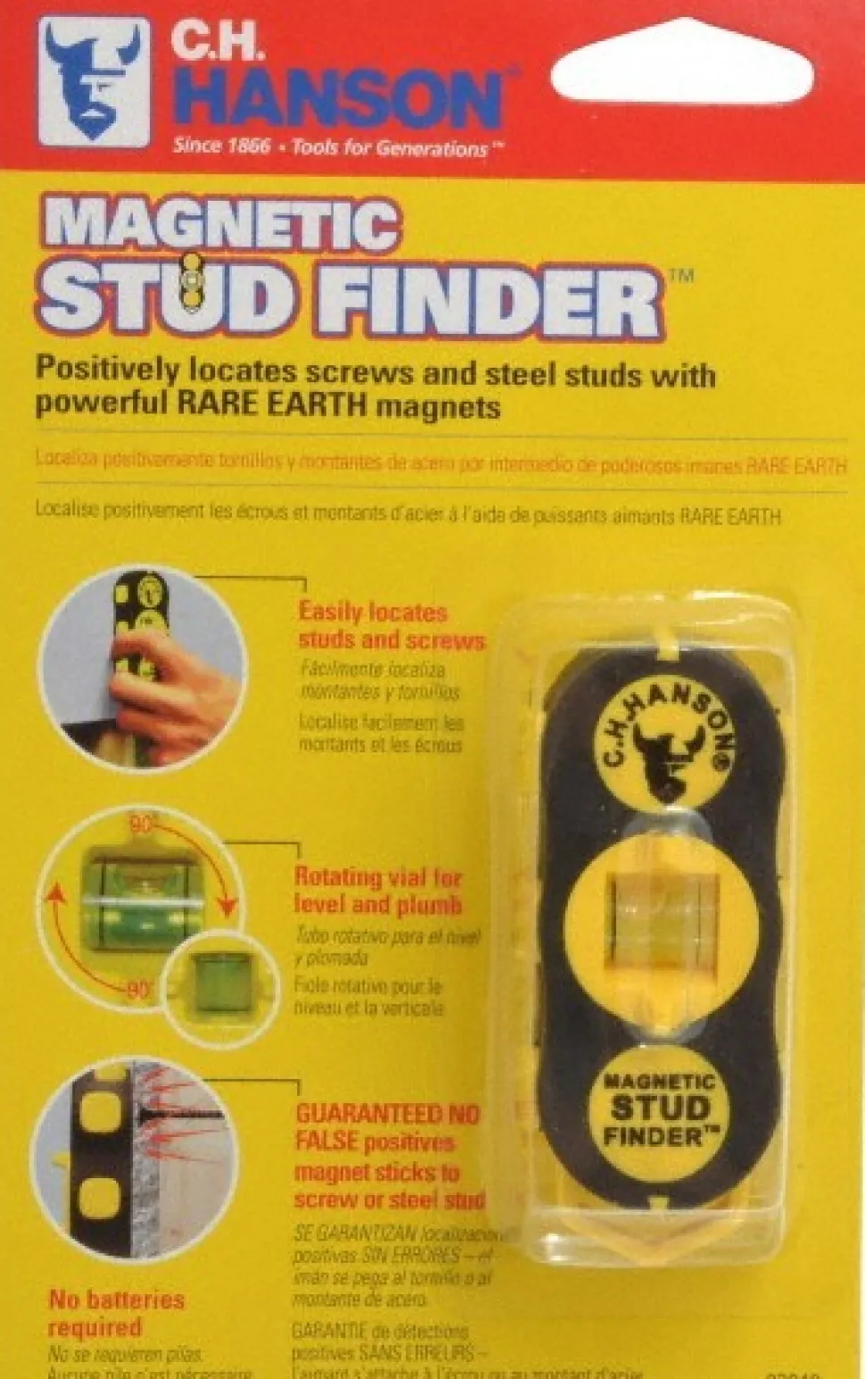1" Deep Scan Magnetic Stud Finder