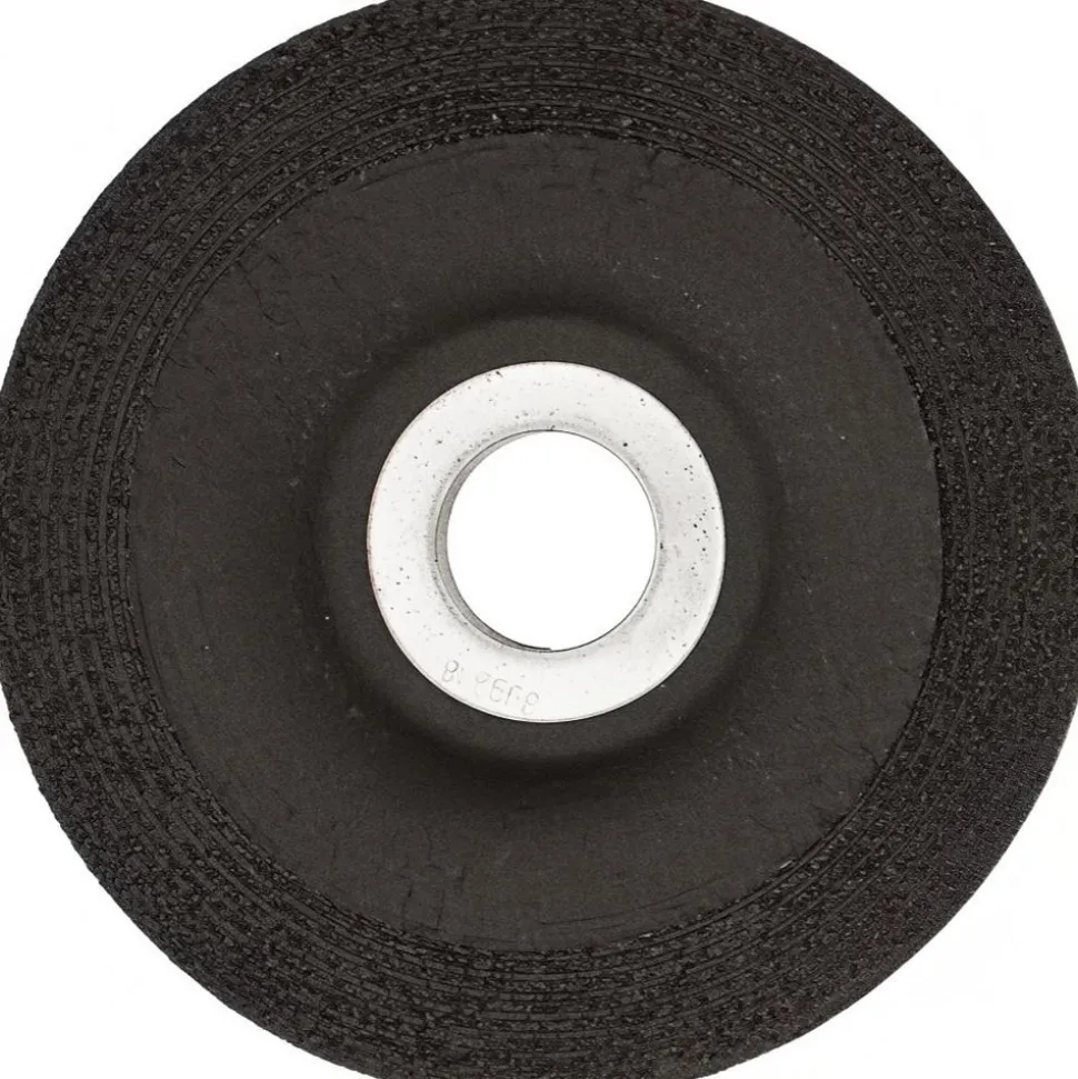 Depressed-Center Wheel: Type 27, 4-1/2" Dia, 1/4" Thick, 7/8" Hole, Aluminum Oxide