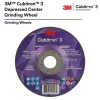 Depressed-Center Wheel: Type 27, 4-1/2" Dia, 1/4" Thick, 5/8-11 Hole, Precision Shaped Ceramic
