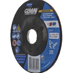 Depressed-Center Wheel: Type 27, 4-1/2" Dia, 1/8" Thick, 7/8" Hole, Aluminum Oxide