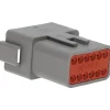 Deutsch DT04-12PA DT Receptacle, 12-Way, Key