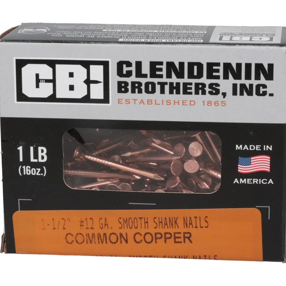 4D, 12 Gauge, 1-1/2" OAL Common Nails