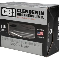 16D, 8 Gauge, 3-1/2" OAL Common Nails