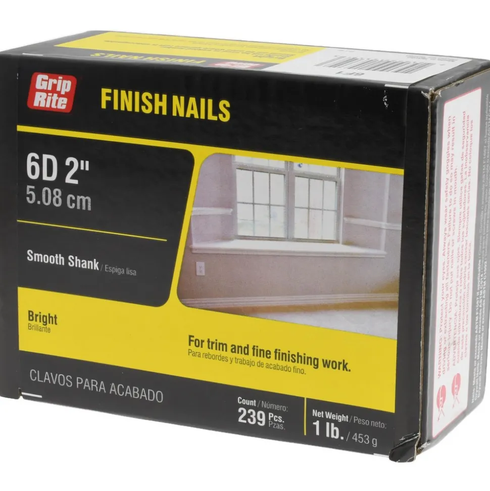6D, 13 Gauge, 2" OAL Finishing Nails
