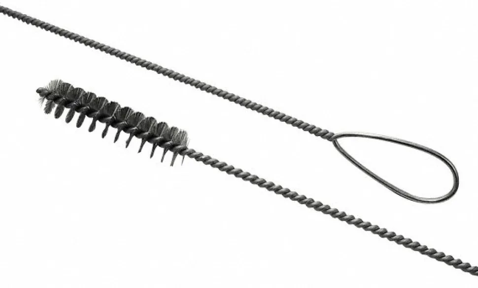 1-1/2" Dia, 4" Bristle Length, Boiler & Furnace Tempered Wire Brush