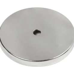 1.24" Dia, 3/16" Cup Height, 3/16" Overall Height, 35 Lb Average Pull Force, 35 Lb Max Pull Force, Neodymium Rare Earth Cup Magnet