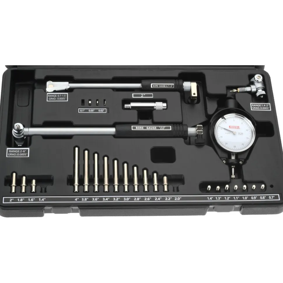 Dial Bore Gage: 0.7 to 6" Dia