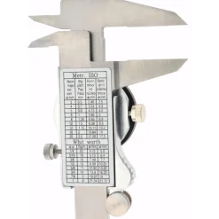 Dial Caliper: 6", 0.001000" Graduation, 0.1000" per Revolution, 0.0010" Accuracy, Calibrated, Stainless Steel Jaws