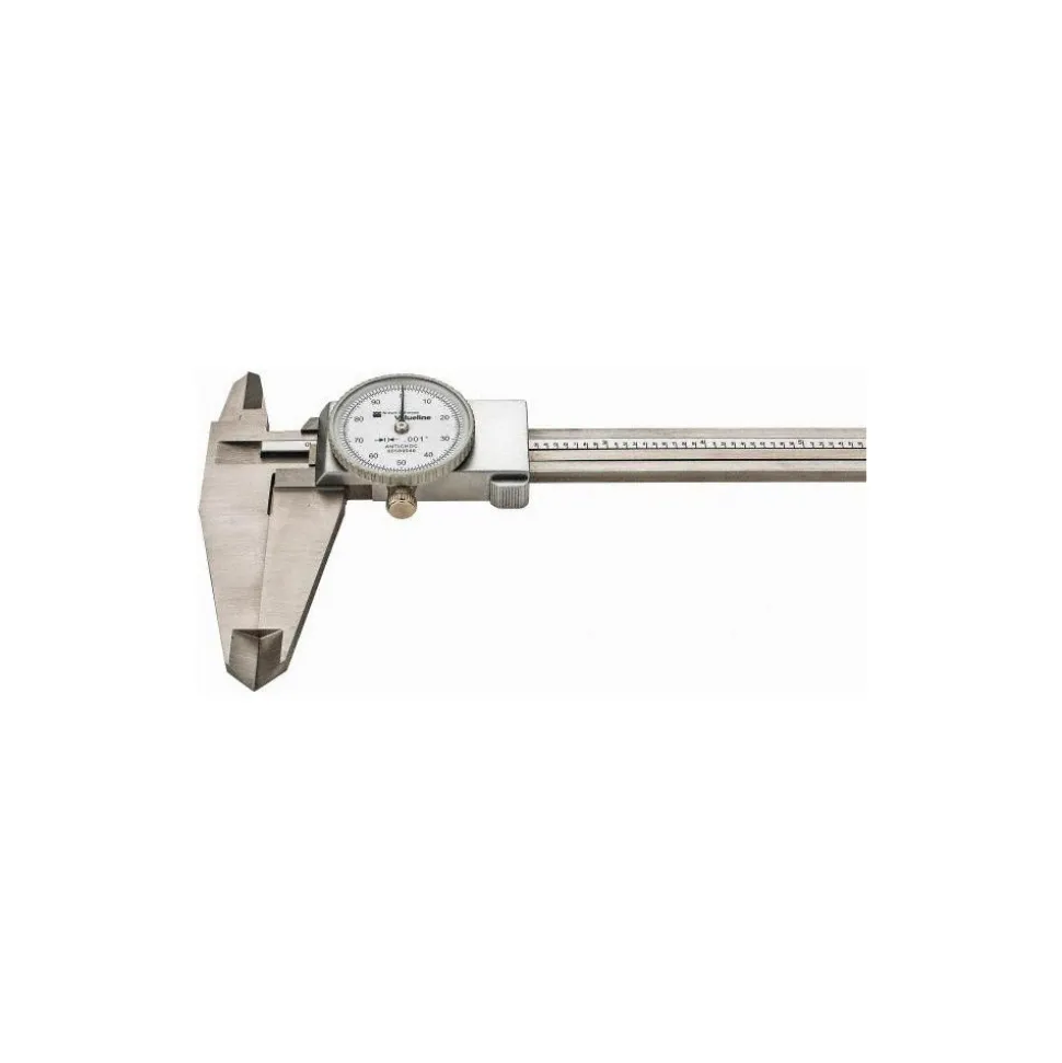Dial Caliper: 12", 0.001000" Graduation, 0.1000" per Revolution, 0.0008" Accuracy