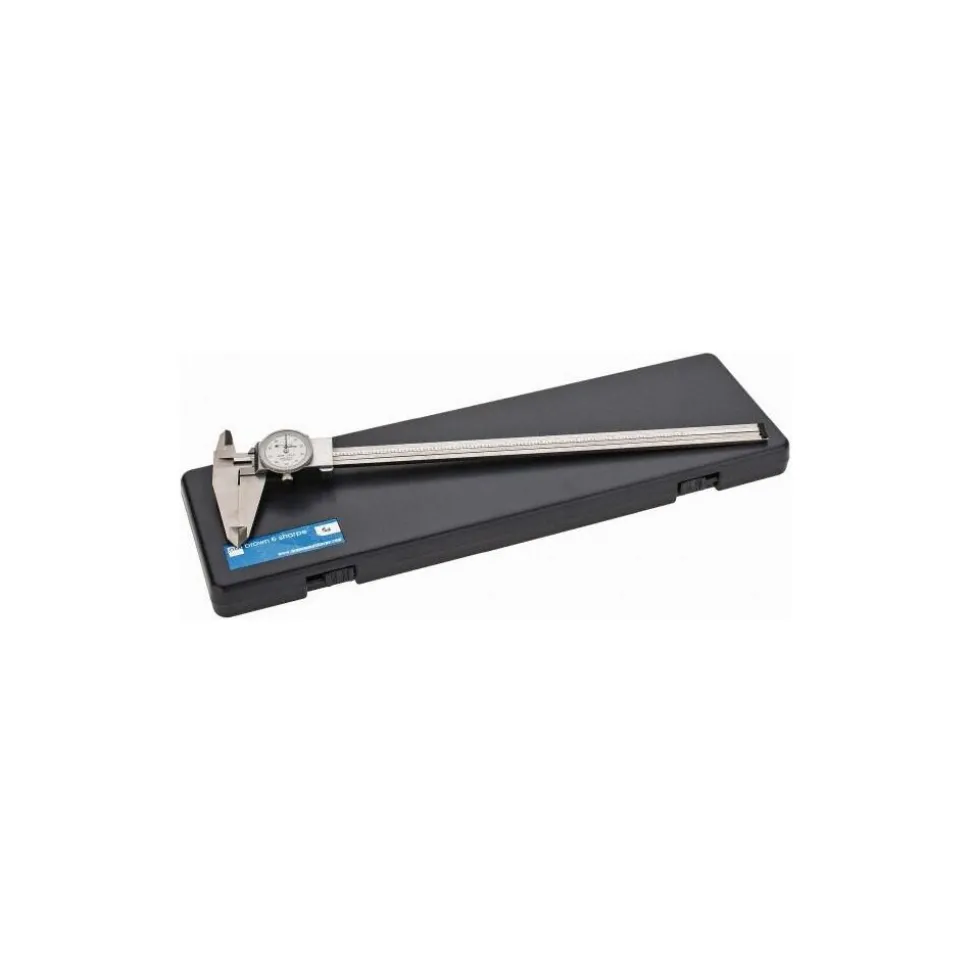 Dial Caliper: 12", 0.001000" Graduation, 0.1000" per Revolution, 0.0008" Accuracy