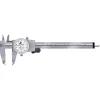 Dial Caliper: 6", 0.001000" Graduation, 0.1000" per Revolution, Stainless Steel Jaws