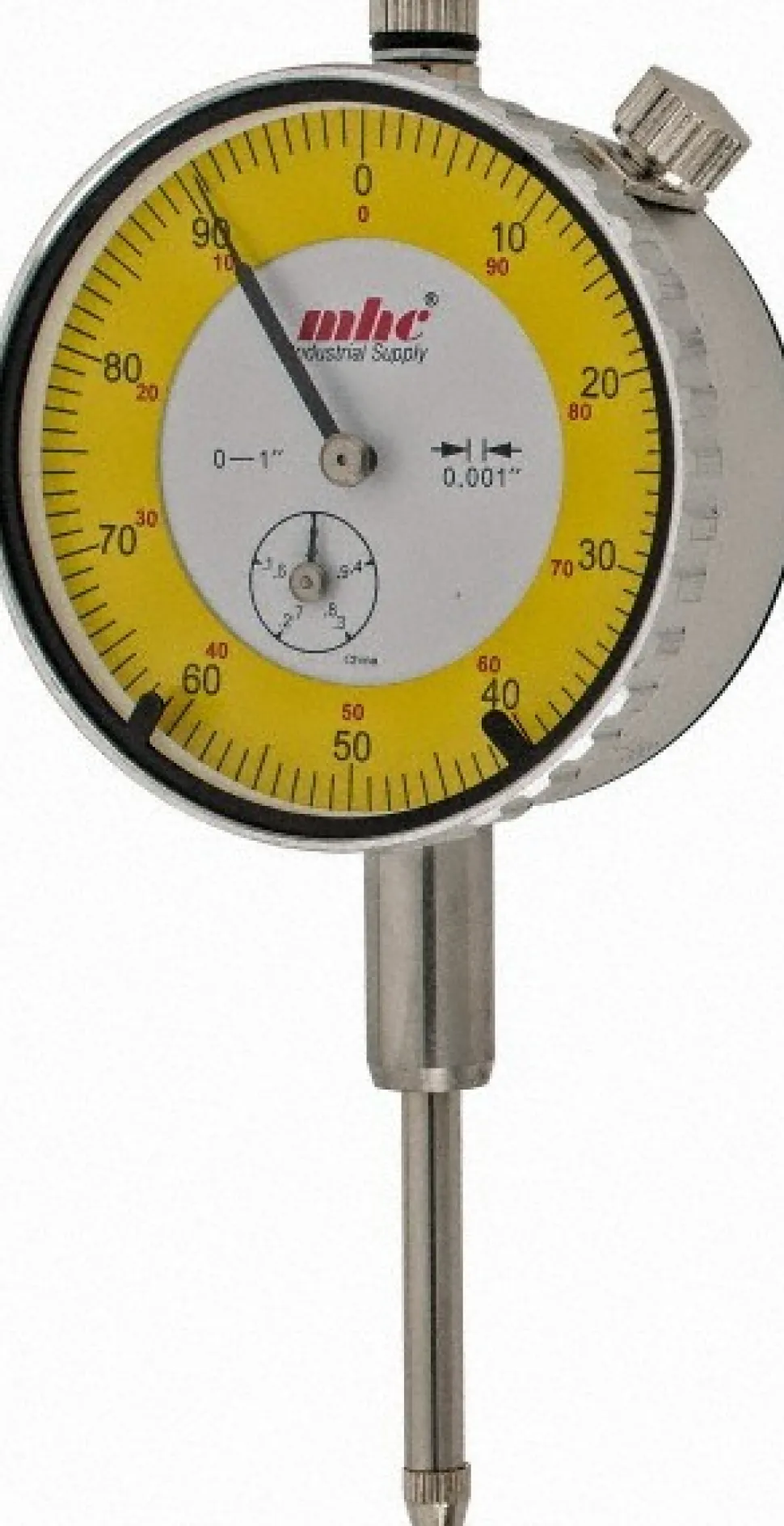 Dial Drop Indicator: 1.0000" Max Measurement, 0-100 Dial Reading