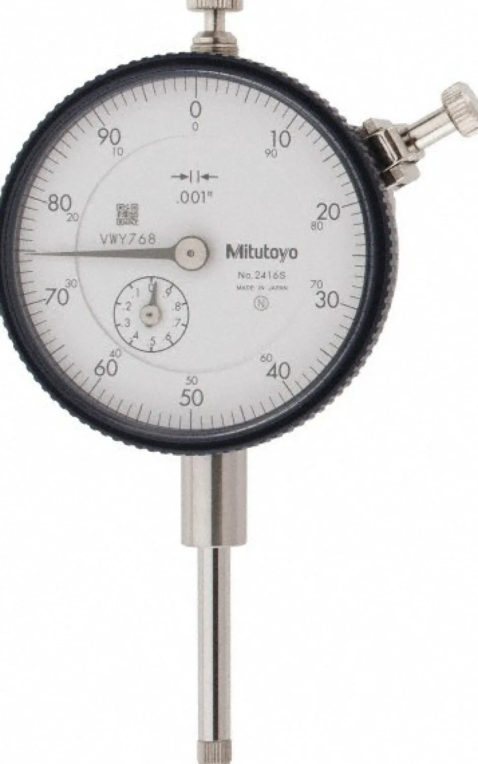 Dial Drop Indicator: 1.0000" Max Measurement, 0-100 Dial Reading, 0.002000" Accuracy