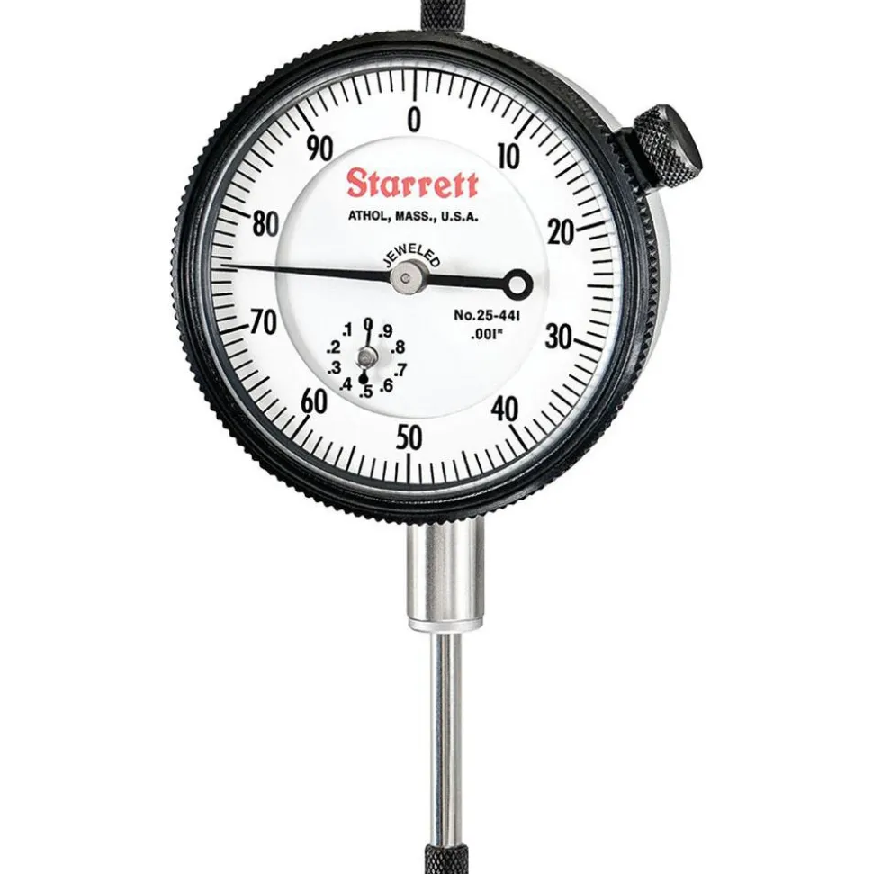 Dial Drop Indicator: 1.0000" Max Measurement, 0-100 Dial Reading