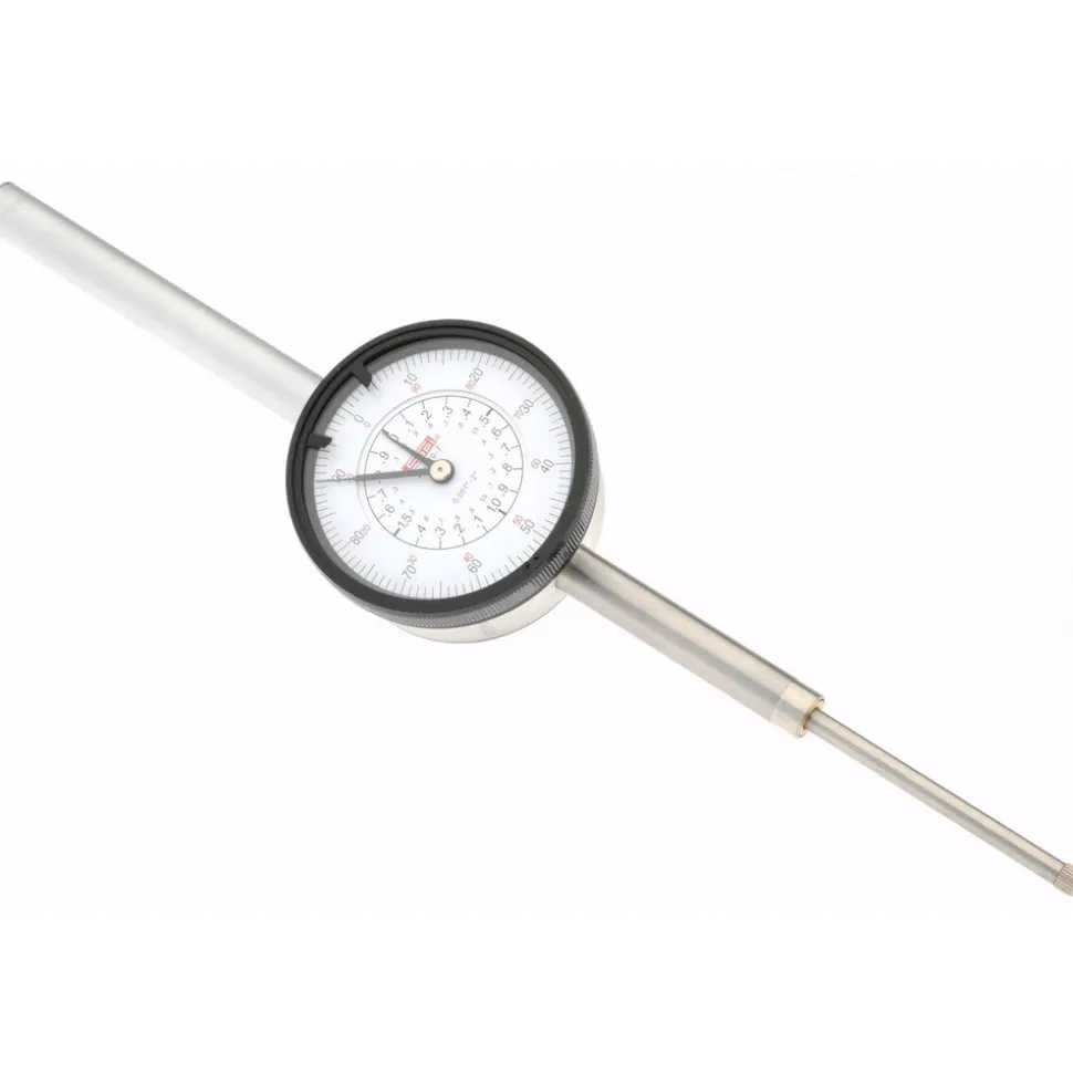 Dial Drop Indicator: 2.0000" Max Measurement, 0-100 Dial Reading, 0.004000" Accuracy
